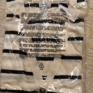 New with tags (in bag) striped boyfriend cardigan